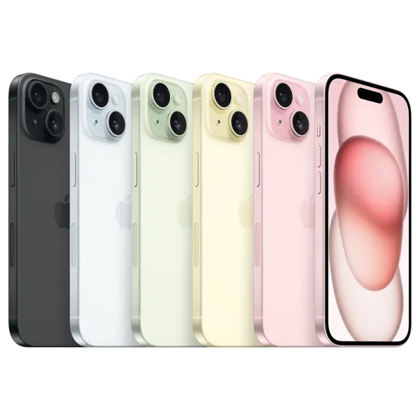 iPhone 15 in alle kleuren